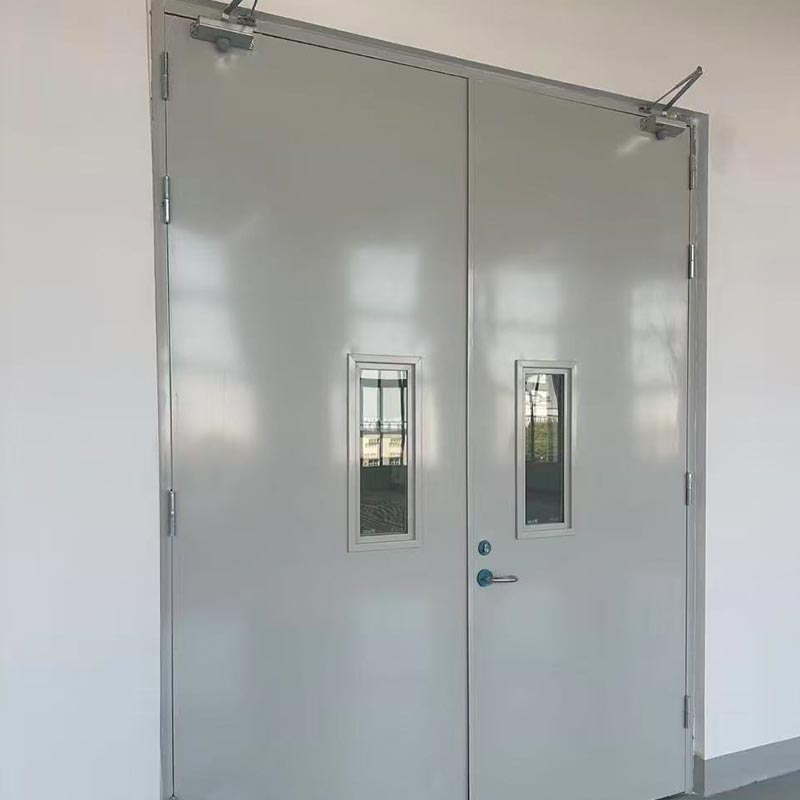 درب ضد حریق فولادی عایق شده برای کارخانه صنعتی